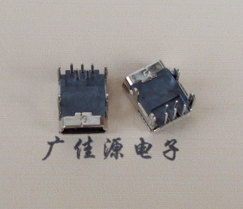 长沙Mini usb 5p接口,迷你B型母座,四脚DIP插板,连接器
