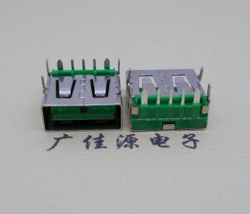 长沙5A大电流 快充接口 USB5p绿胶芯 常规母座