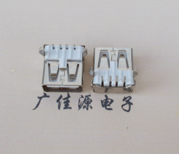 长沙USB AF母座 LCP 耐高温250度280度 环保白胶芯