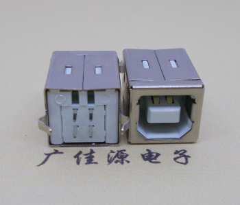长沙USB BF180度母座 打印机接口 立式直插带赛