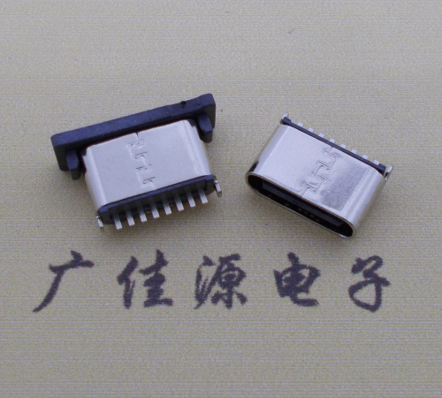 长沙连接器TYPE-C8P母座直立式插座H=5.0mm