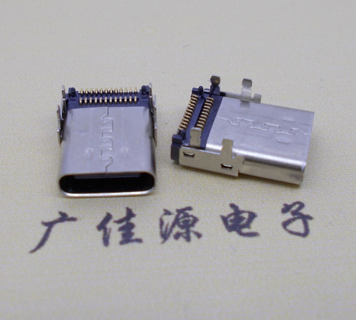 长沙板上型Type-C24P母座双排SMT贴片连接器