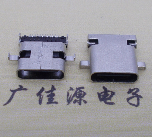 长沙卧式type-c24p母座沉板1.1mm前插后贴连接器
