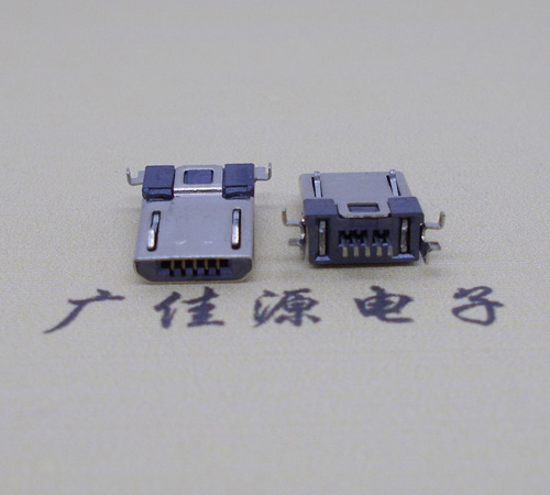 长沙Micro usb焊板式公头贴片SMT款无弹超薄
