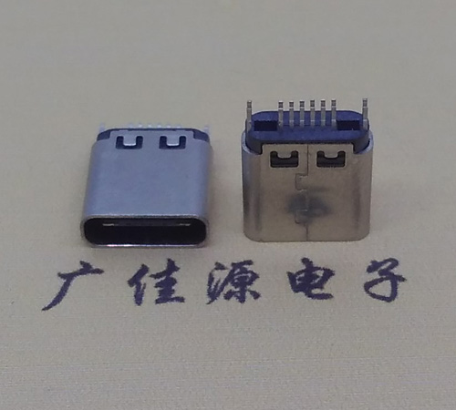 长沙type-c16p母座,夹板式type-c16p接口连接器
